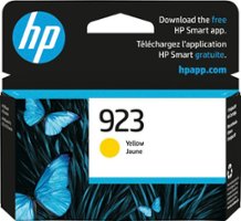 HP - 923 Standard Capacity Ink Cartridge - Yellow - Front_Zoom