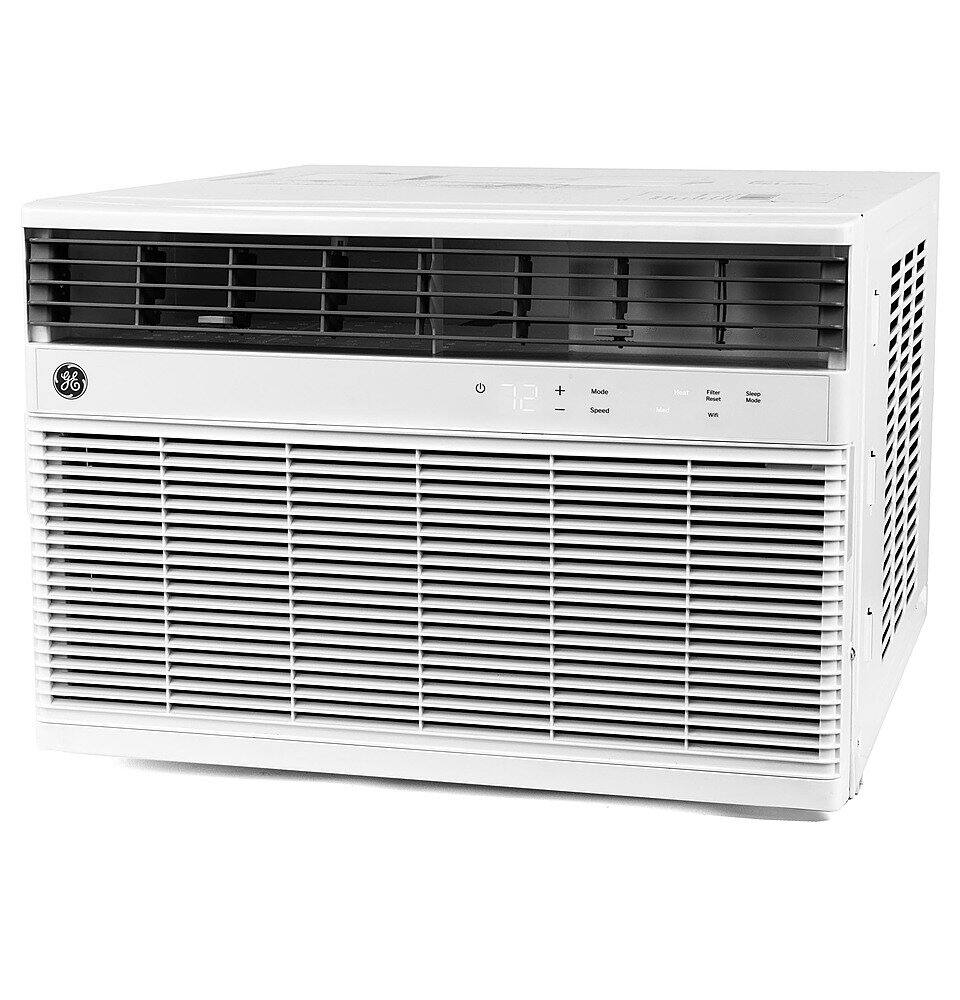 Alt View 17. GE - 550 Sq. Ft. 12,000 BTU Smart Window Air Conditioner and 10,800 BTU Heater - White.