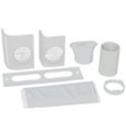 Front Zoom. GE - Dual Hose Conversion Kit for Select Portable Air Conditioners - White.