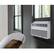 Alt View 16. Profile - 700 Sq. Ft. 14000 BTU Smart Window Air Conditioner - White.