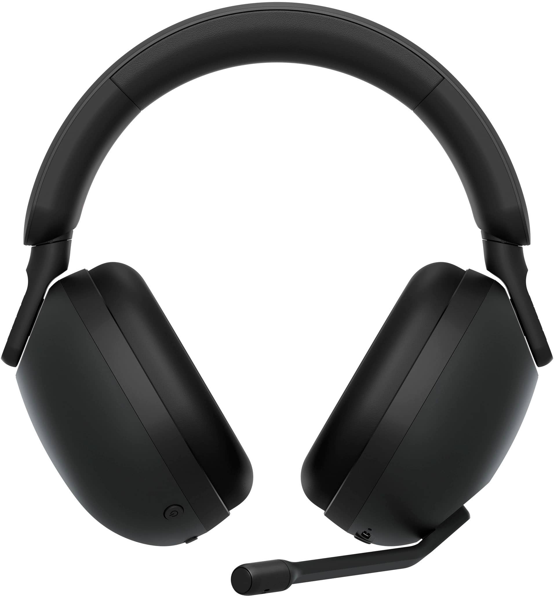 Front. Sony - INZONE H9 Wireless Noise Canceling Gaming Headset - Black.