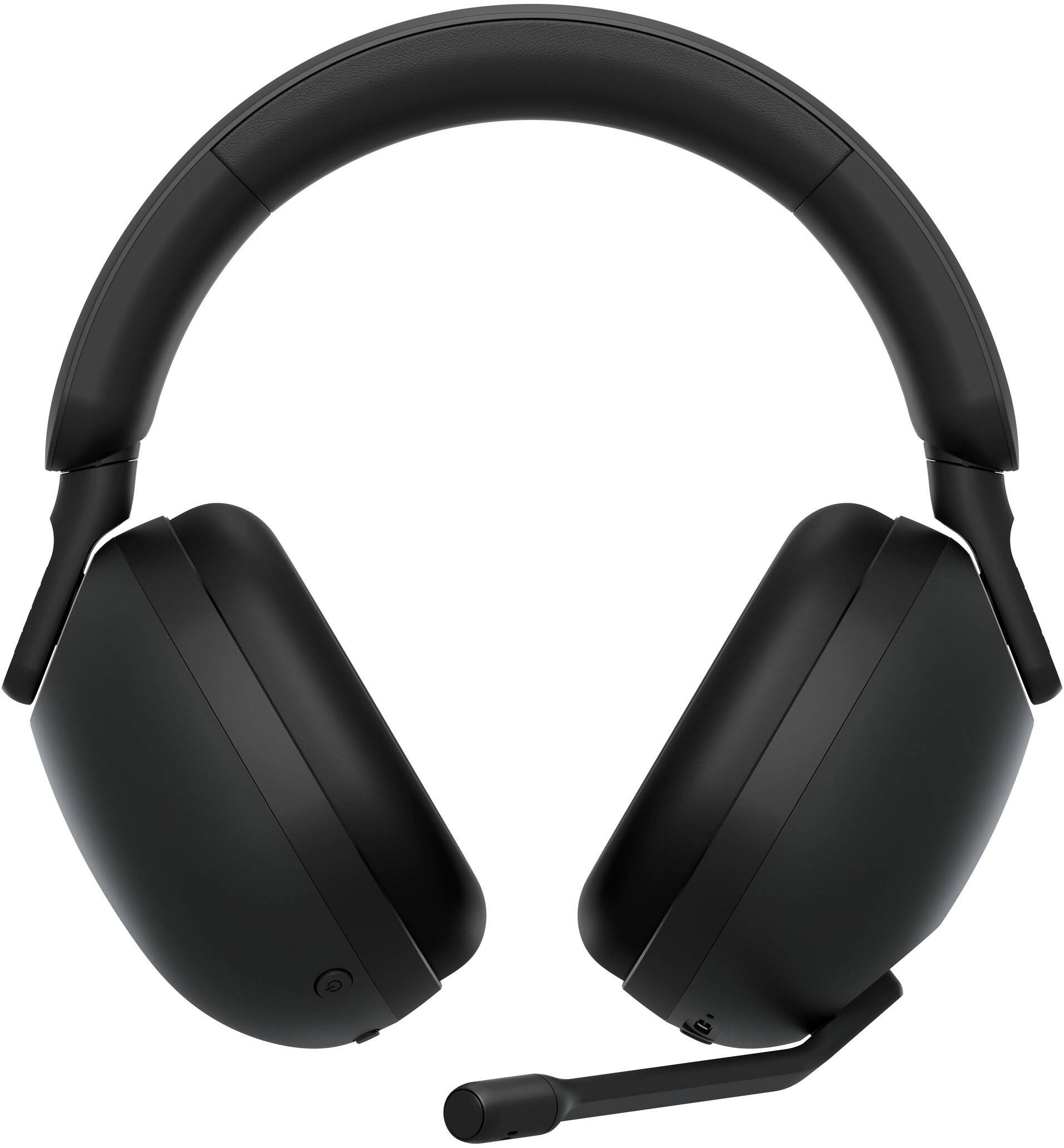 Front. Sony - INZONE H9 Wireless Noise Canceling Gaming Headset - Black.