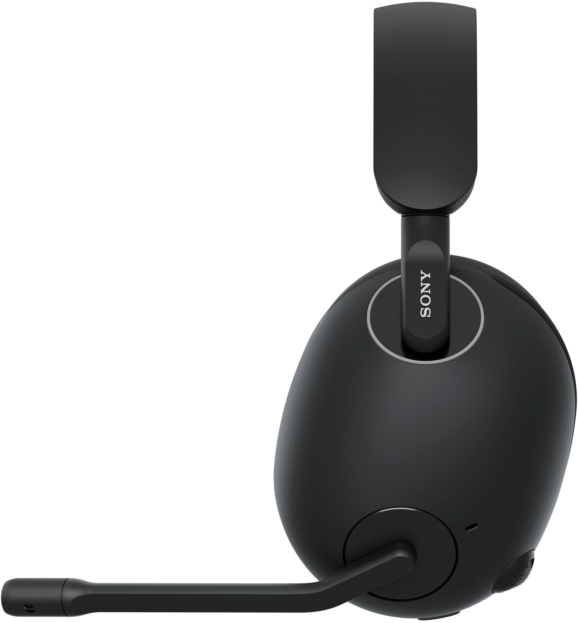 Left. Sony - INZONE H9 Wireless Noise Canceling Gaming Headset - Black.