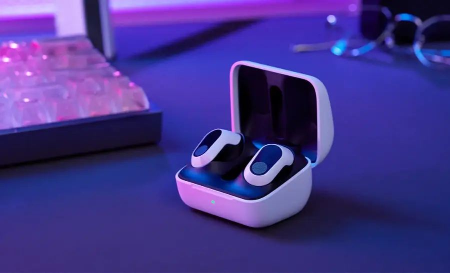 Alt View 14. Sony - INZONE Buds Truly Wireless Noise Canceling Gaming Earbuds for PC and PS5 - Black.