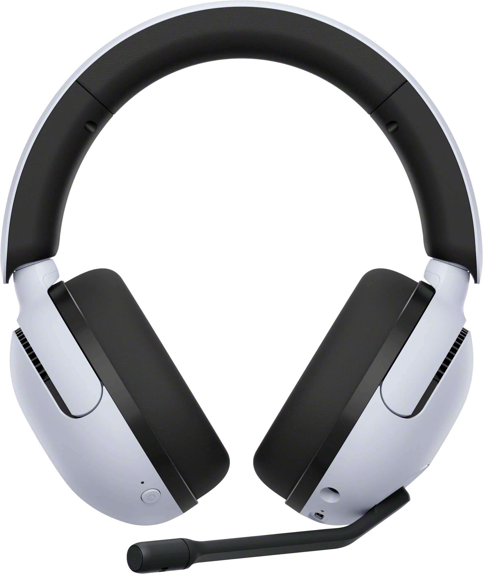Front. Sony - INZONE H5 Wireless Gaming Headset - White.