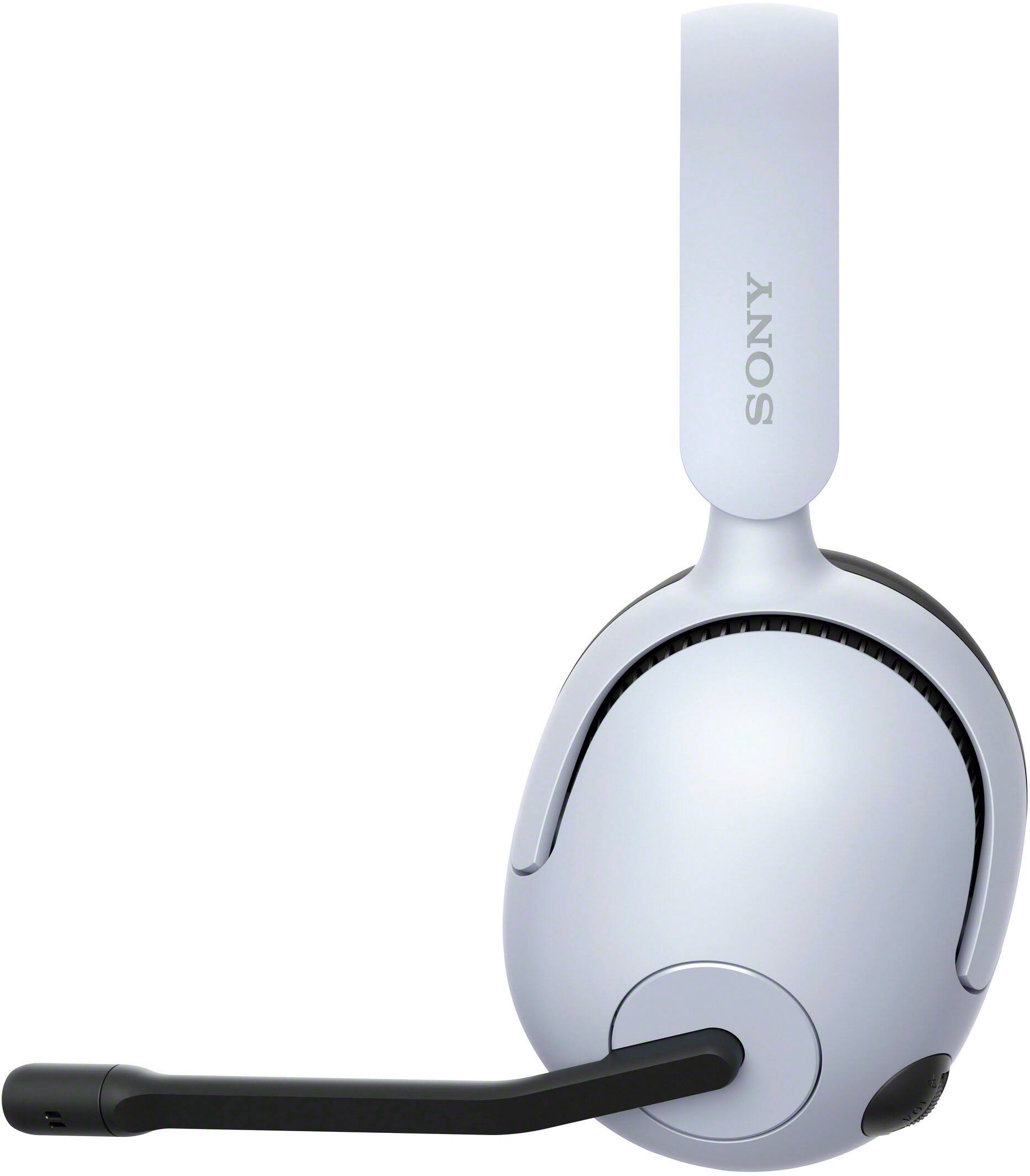Left. Sony - INZONE H5 Wireless Gaming Headset - White.