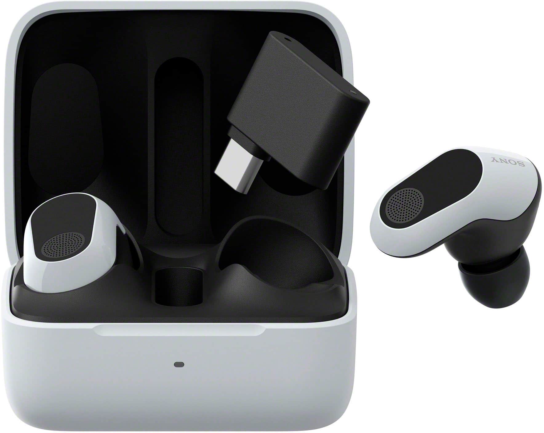 Alt View 11. Sony - INZONE Buds Truly Wireless Noise Canceling Gaming Earbuds for PC and PS5 - White.