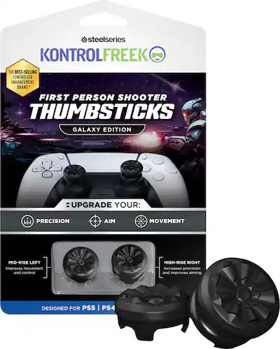 KontrolFreek FPS Galaxy Edition Thumbsticks, PlayStation Black