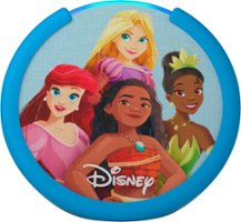 Amazon - Echo Pop Kids | Designed for kids, with parental controls | Disney Princess - Glacier - Front_Zoom