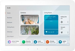 Amazon - Echo Hub Smart Home Control Panel with Alexa - White - Front_Zoom