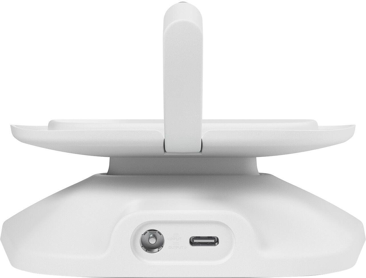 Alt View 12. Amazon - Echo Show 8 (3rd Gen) Adjustable Stand with USB-C Charging Port - White.