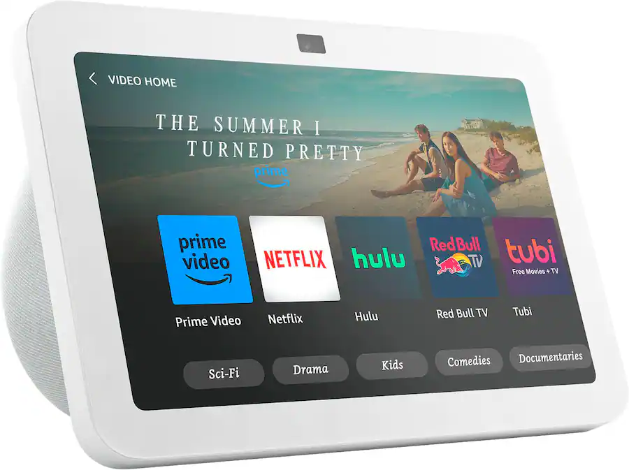 Amazon - Echo Show 8 (3rd Generation) 8-inch Smart Display with Alexa - Glacier White