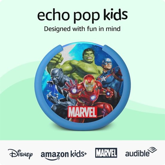 Echo Pop Kids | Designed for kids, with parental controls | Marvel's  Avengers