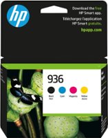 HP - 936 4-Pack Standard Capacity Ink Cartridges - Black/Magenta/Yellow/Cyan - Front_Zoom