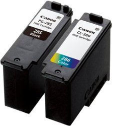 Canon - PG-285/CL-286 2-Pack Standard Capacity Ink Cartridges - Black & Tri-Color - Front_Zoom