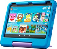 Amazon - Fire HD 10 Kids - 10.1" Tablet (2023 Release) - 32GB with Wi-Fi - Blue - Front_Zoom