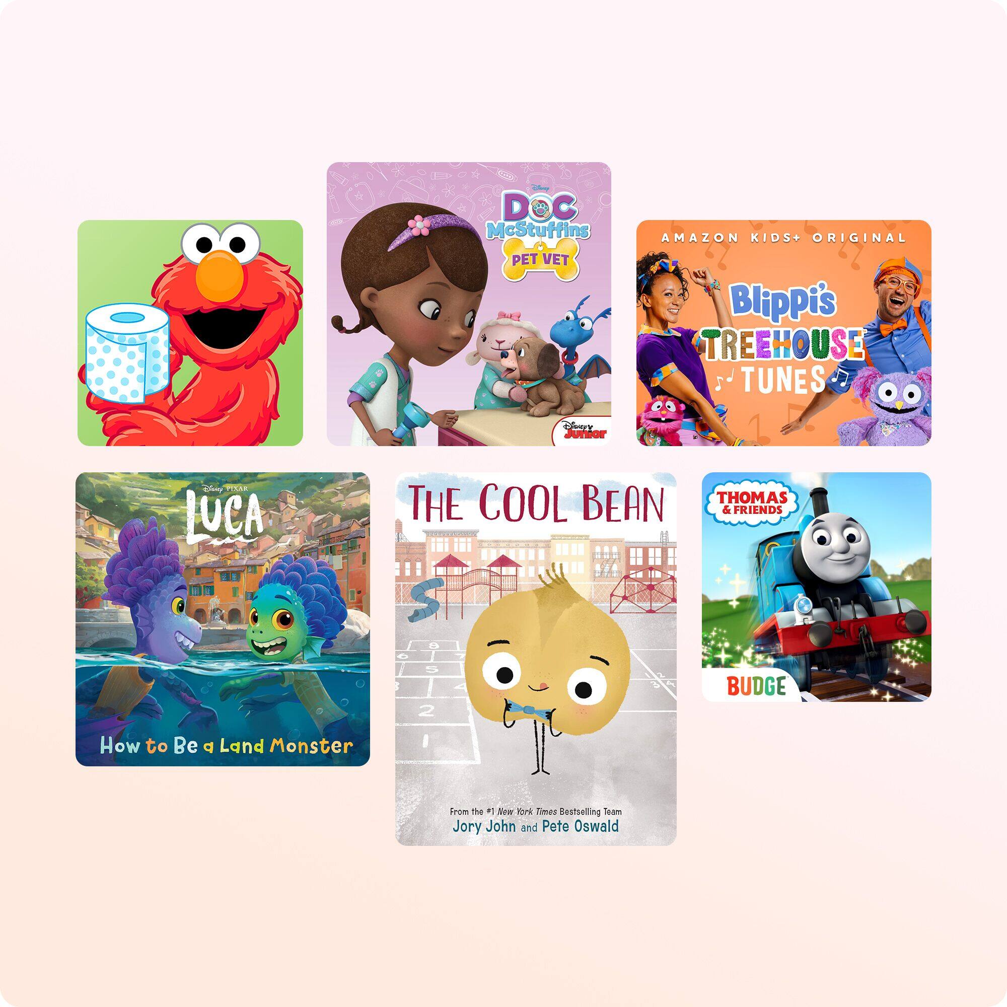 The largest text reads "The Cool Bean."