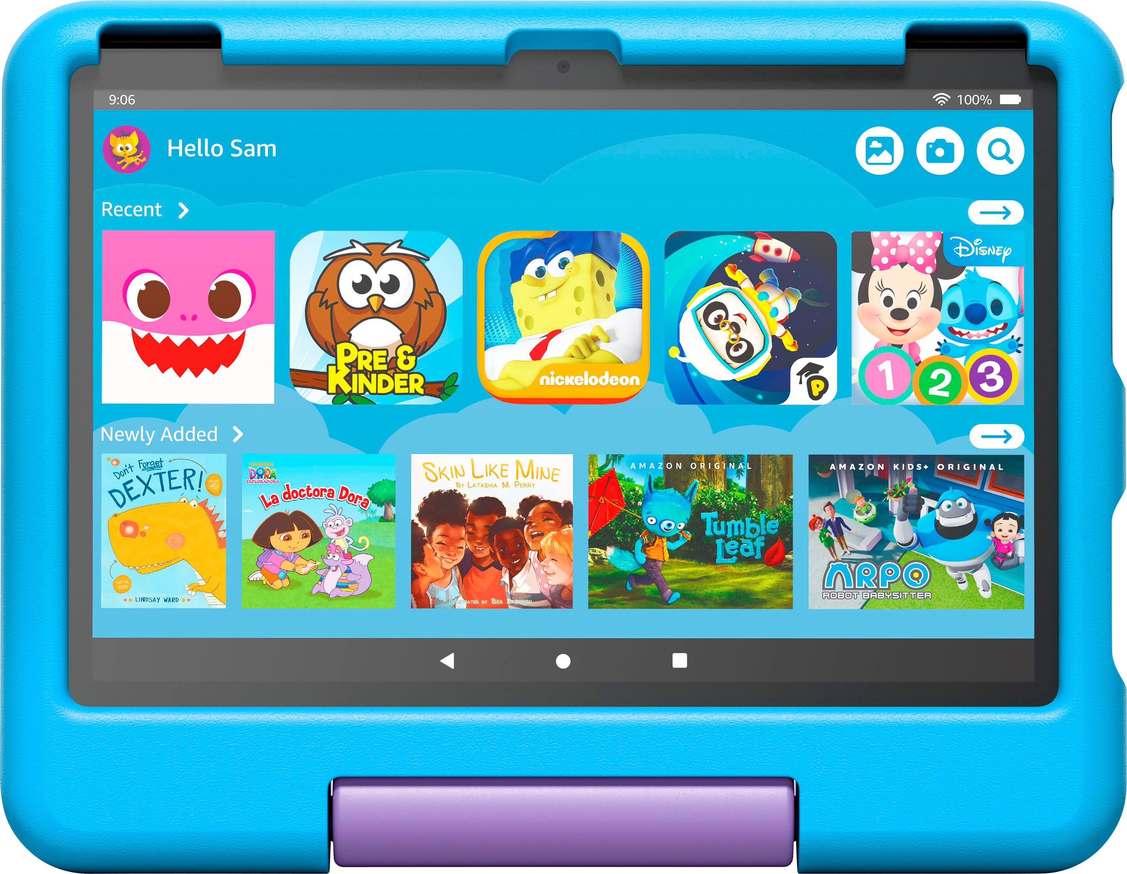 Intuitive parental controls on the tablet and on your phone:

* Amazon Parent Dashboard + Set Age Range
* Only show appropriate Amazon Kids+ and web content within the range set below:
* 2 3 4 5 6 7 8 9 10 11 12 13+
* 1 Ed Apps 19m ago
* Disney Buddies 123s
