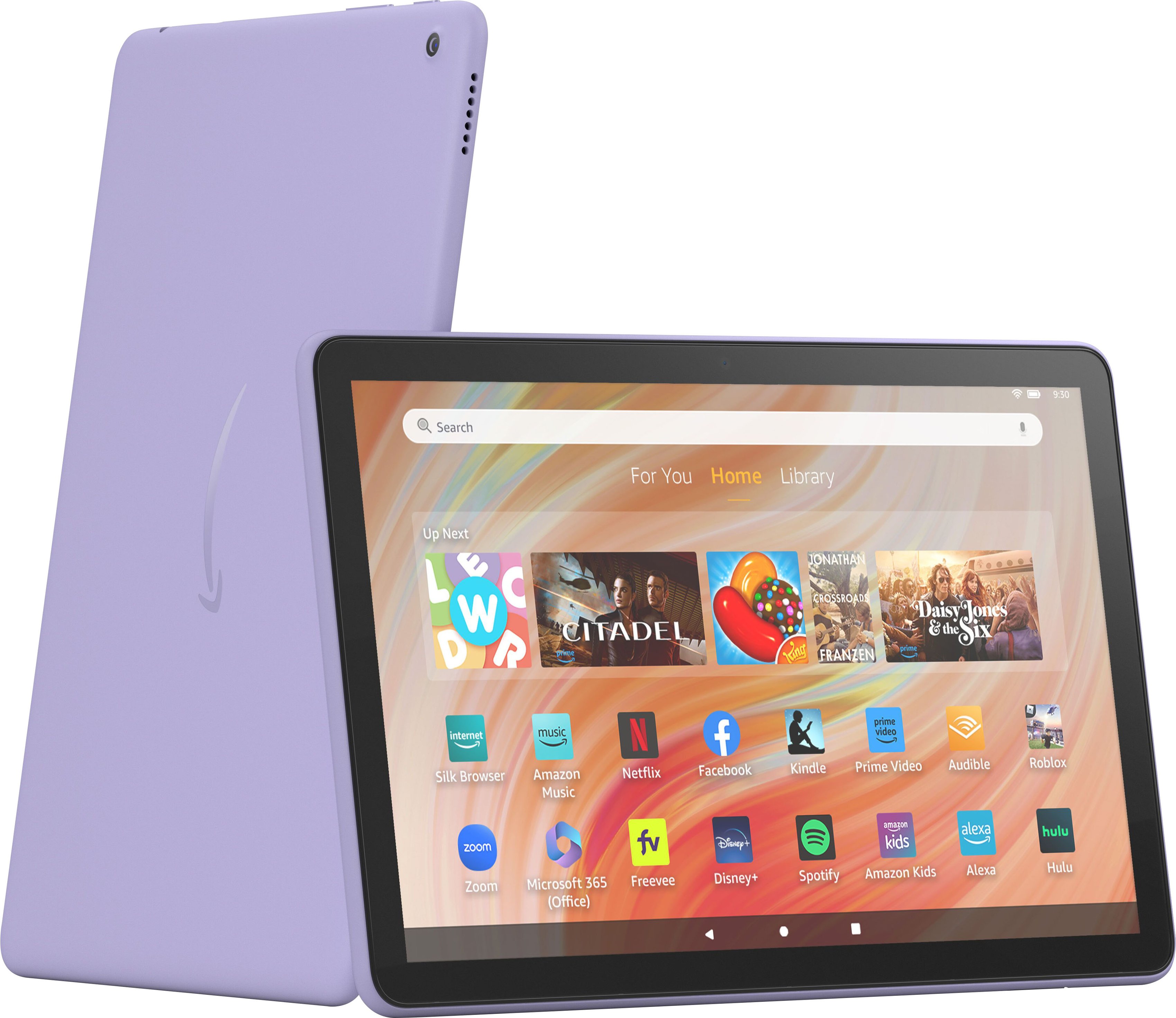 Fire HD 10 32GB 10.1 Tablet (2021) - Lavender Bundle with Zipper  Sleeve + Keyboard with Stand + Car Adapter + Stylus + Screen Cleaner 