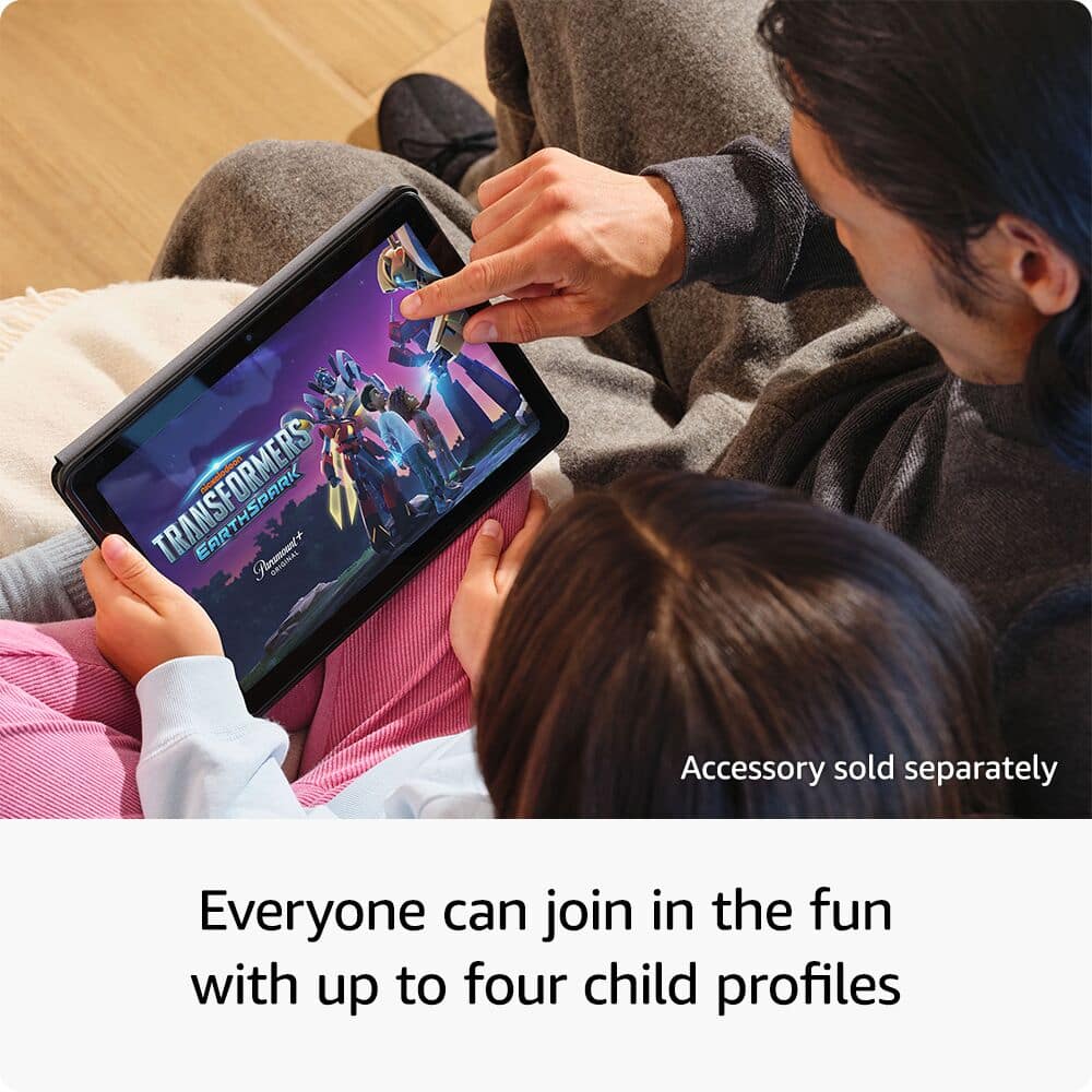 Transformers: Everyone can join in the fun with up to four child profiles. Accessory sold separately.