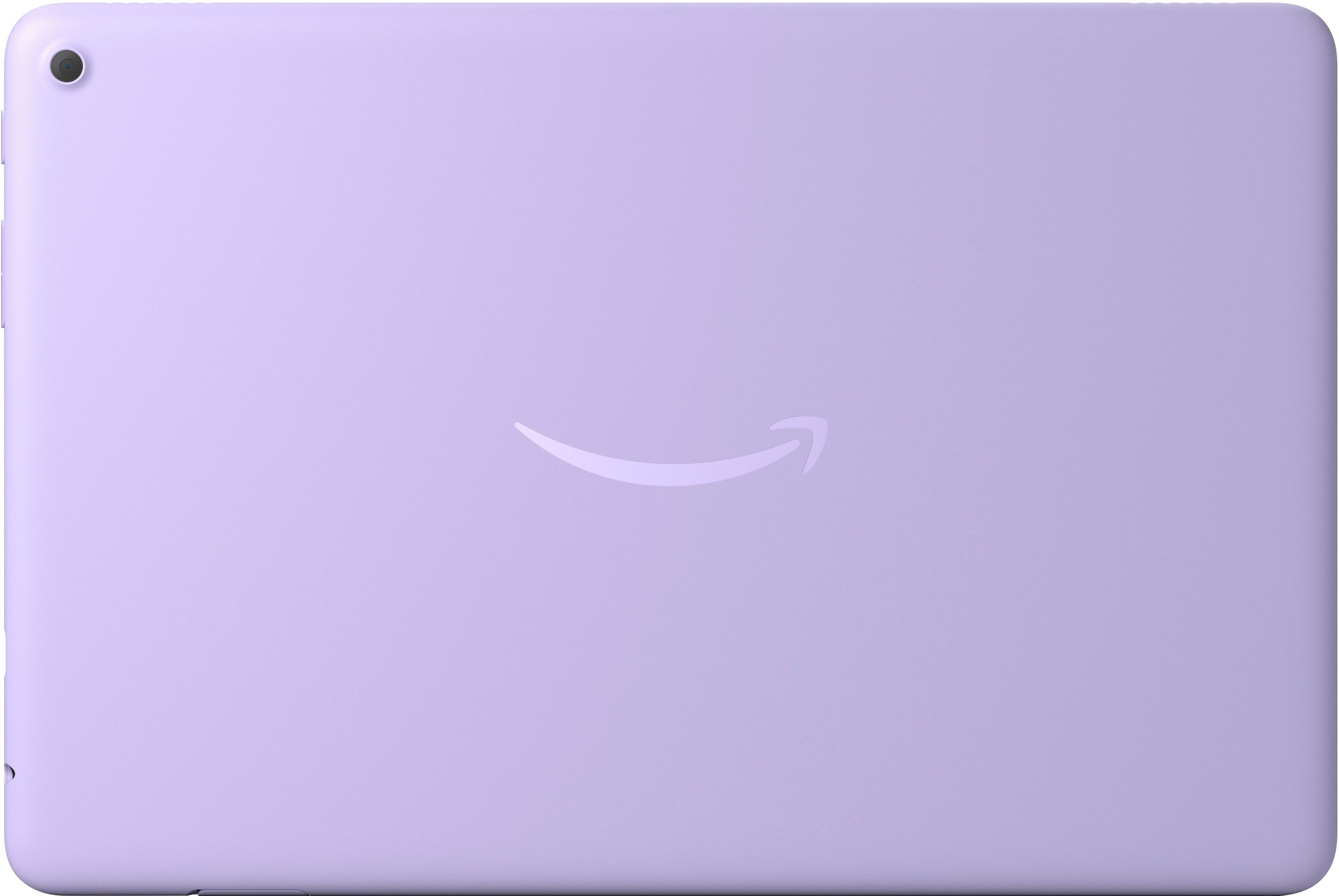 Back. Amazon - Fire HD 10 - 10.1" Tablet (2023 Release) - 64GB with Wi-Fi - Lilac.
