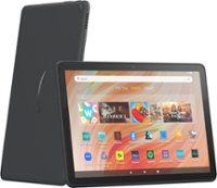 Amazon - Fire HD 10 - 10.1" Tablet (2023 Release) - 64GB with Wi-Fi - Black - Front_Zoom
