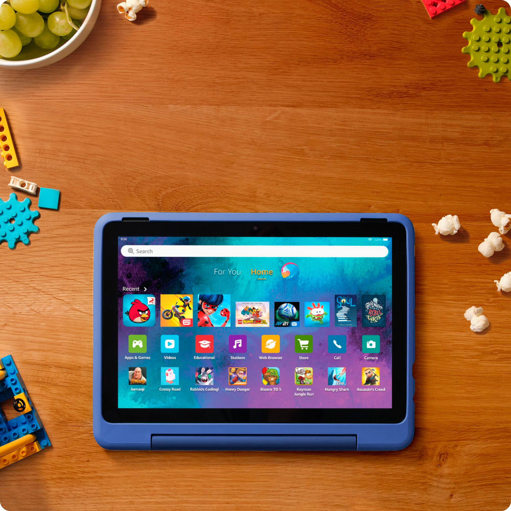 Alt View 11. Amazon - Fire HD 10 Kids Pro - 10.1" Tablet (2023 Release) - 32GB with Wi-Fi - Nebula.