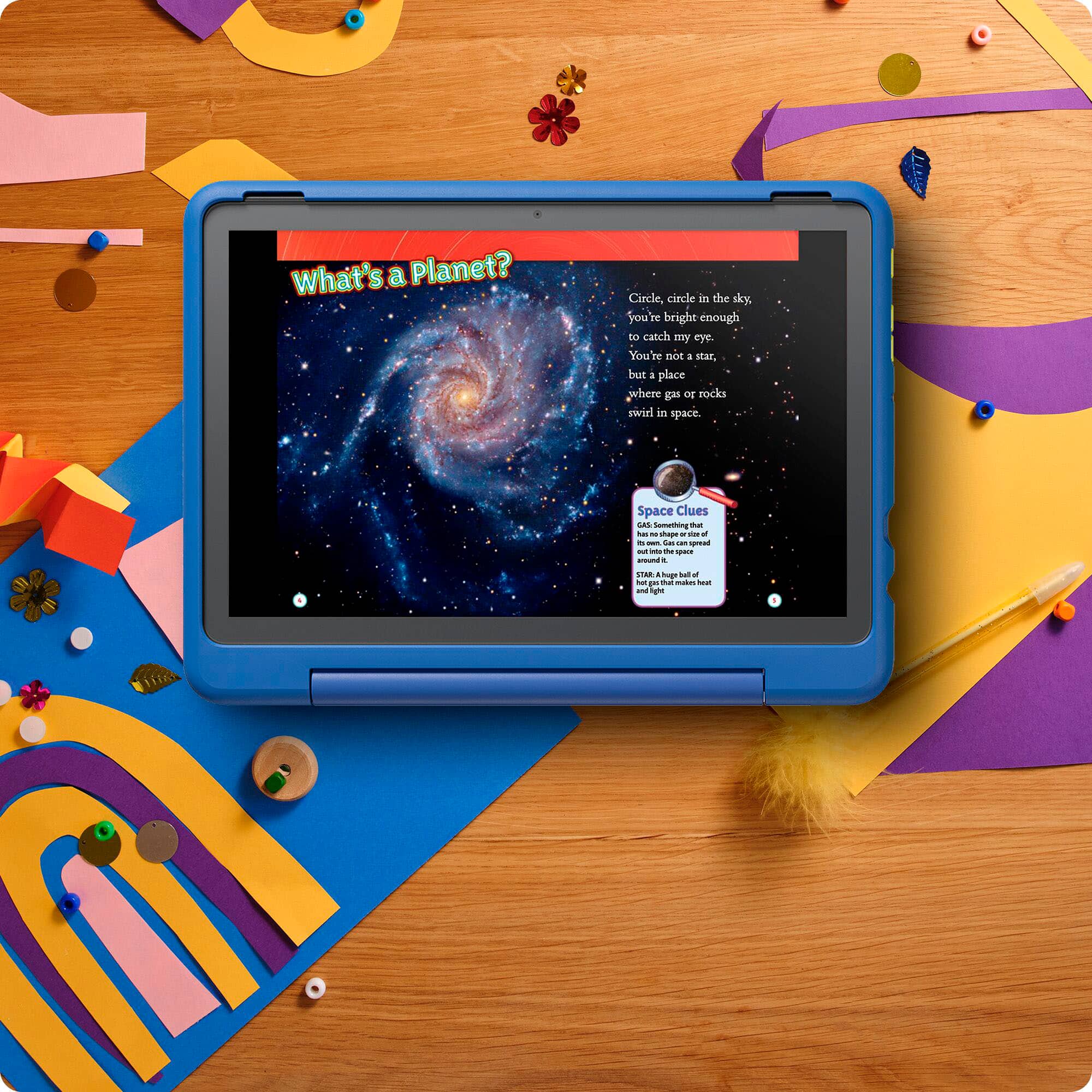 Alt View 16. Amazon - Fire HD 10 Kids Pro - 10.1" Tablet (2023 Release) - 32GB with Wi-Fi - Nebula.