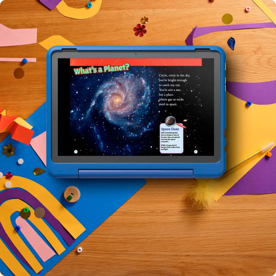 Alt View 16. Amazon - Fire HD 10 Kids Pro - 10.1" Tablet (2023 Release) - 32GB with Wi-Fi - Nebula.