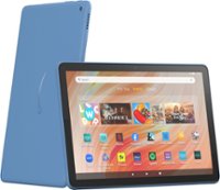 Amazon - Fire HD 10 - 10.1" Tablet (2023 Release) - 32GB with Wi-Fi - Ocean - Front_Zoom
