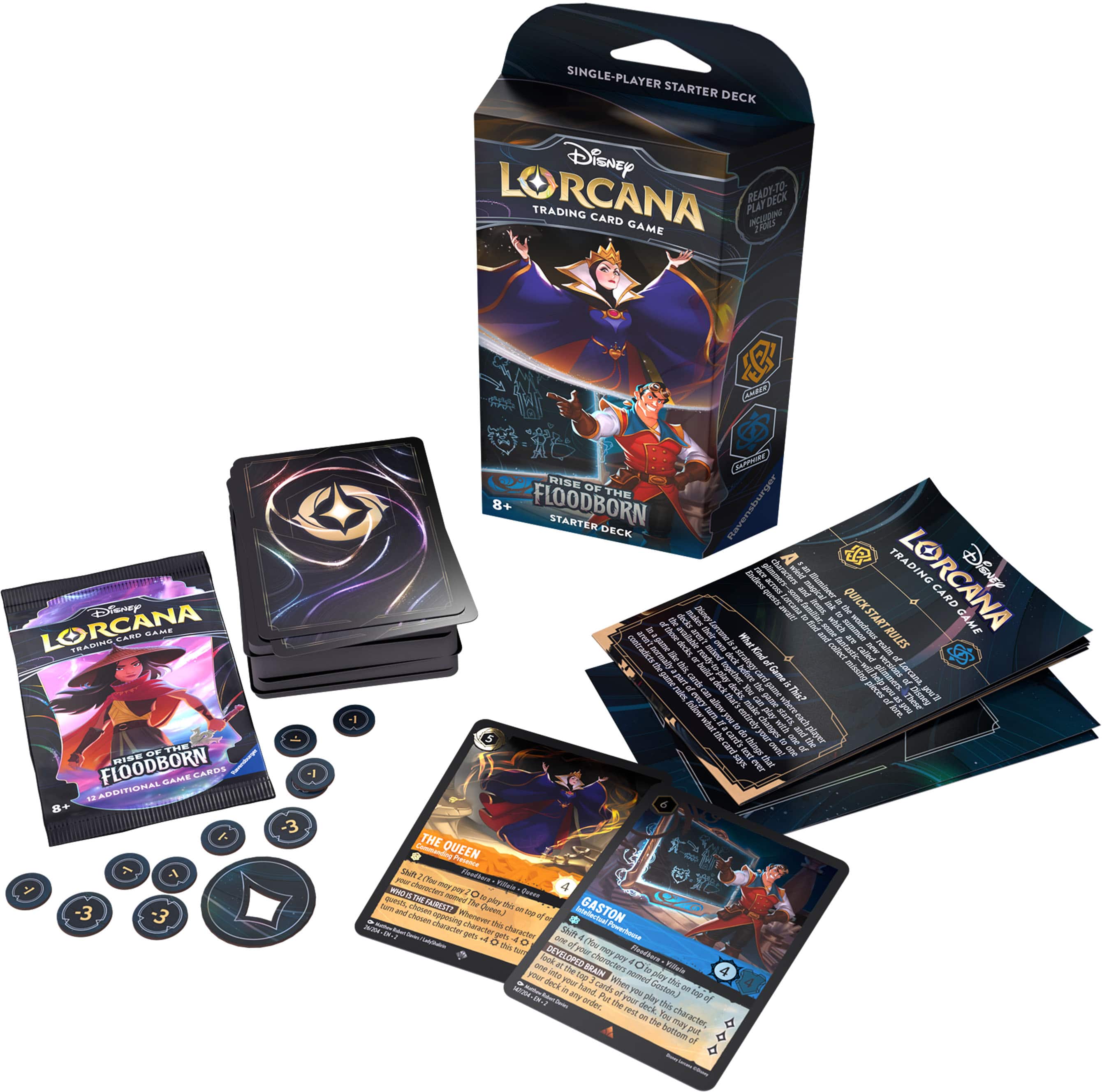Alt View 12. Disney - Lorcana: Rise of the Floodborn - Starter Deck - Styles May Vary.