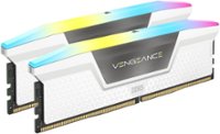 CORSAIR - VENGEANCE RGB 32GB (2x16GB) DDR5 6000MHz C36 UDIMM Desktop Memory - White - Front_Zoom