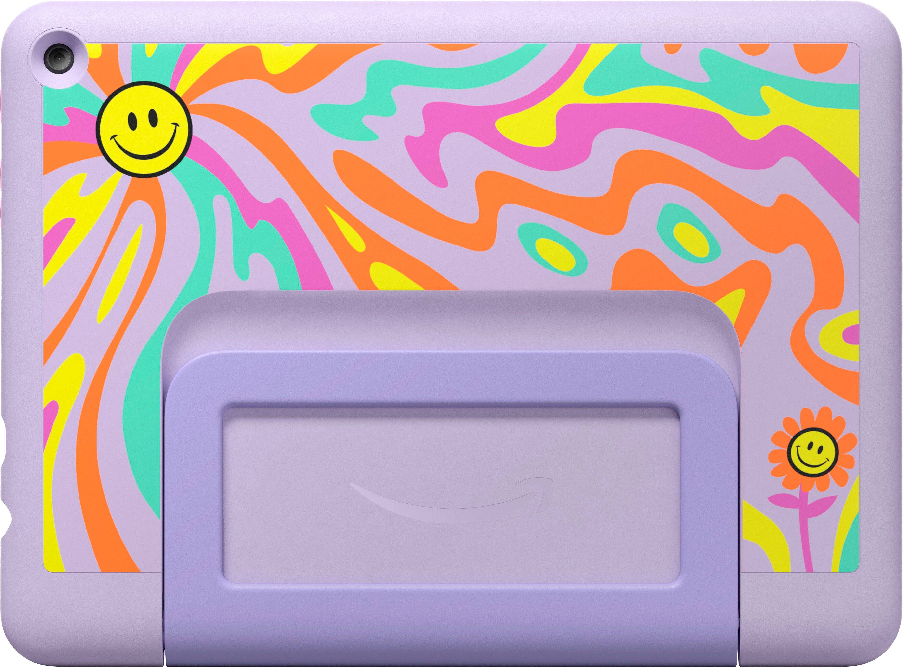 Angle. Amazon - Fire HD 10 Cover Kids Pro Edition (2023 release) - Happy Day.