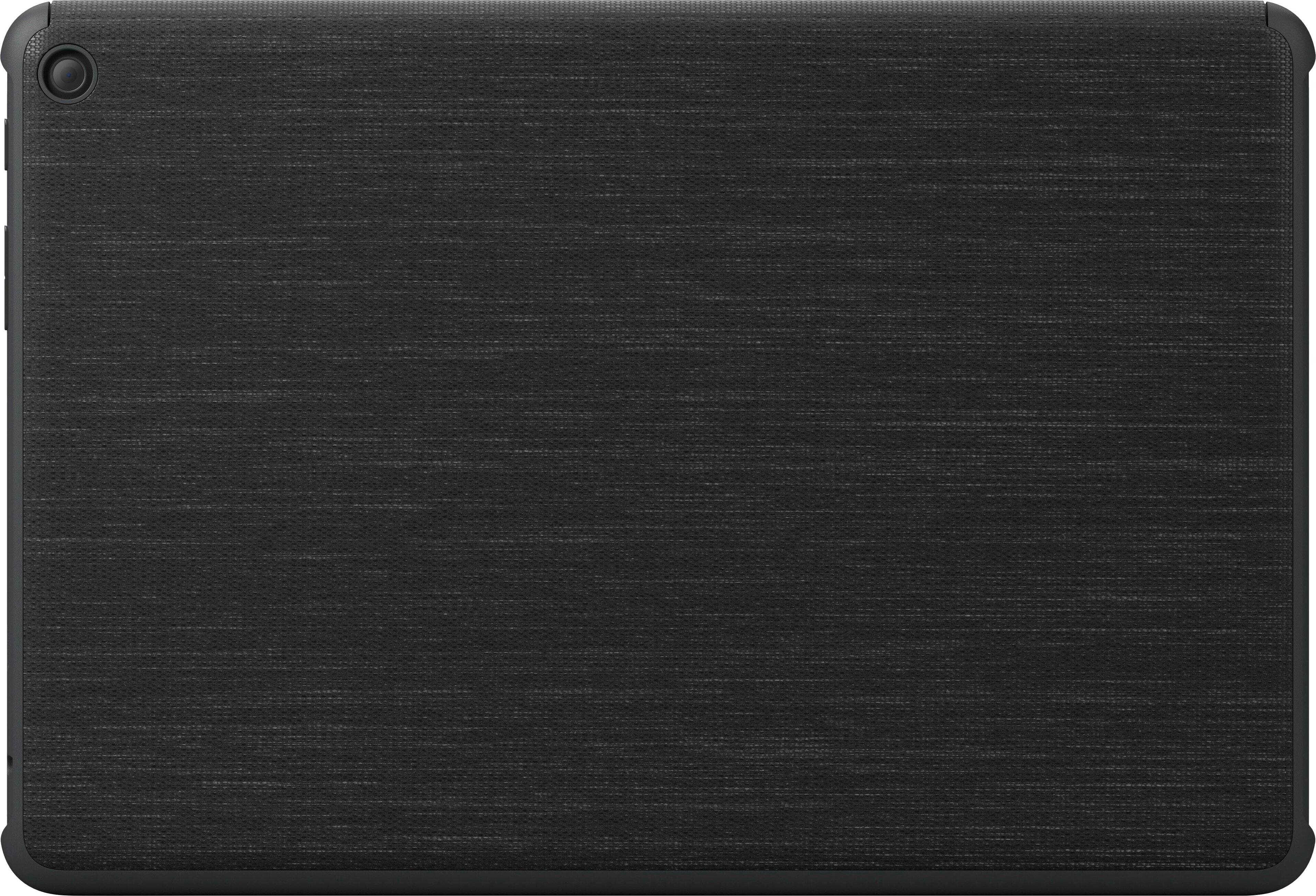 Angle. Amazon - Protective Cover for Fire HD 10 Tablet (2023 Release) - Black.