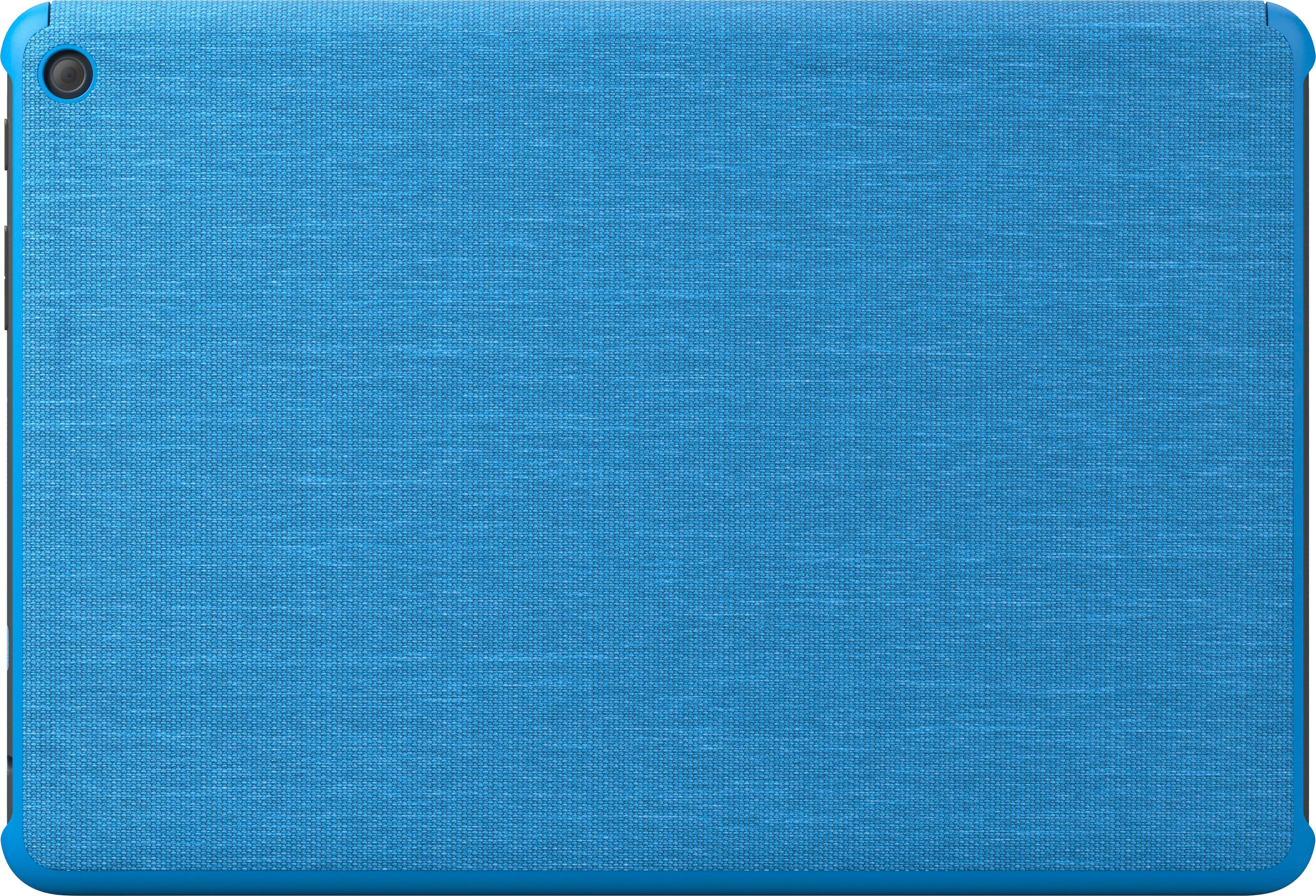 Angle. Amazon - Protective Cover for Fire HD 10 Tablet (2023 Release) - Ocean.