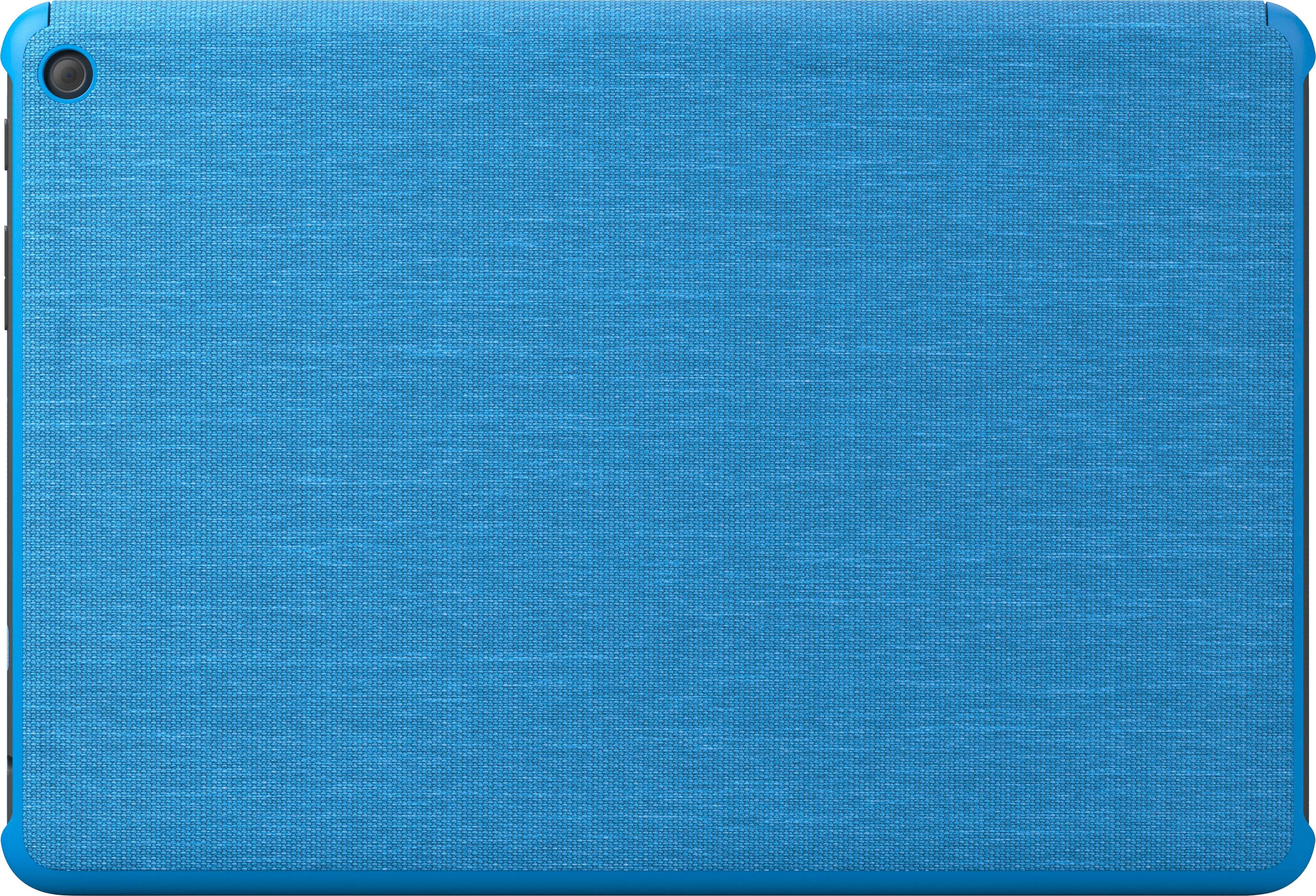 Angle. Amazon - Protective Cover for Fire HD 10 Tablet (2023 Release) - Ocean.
