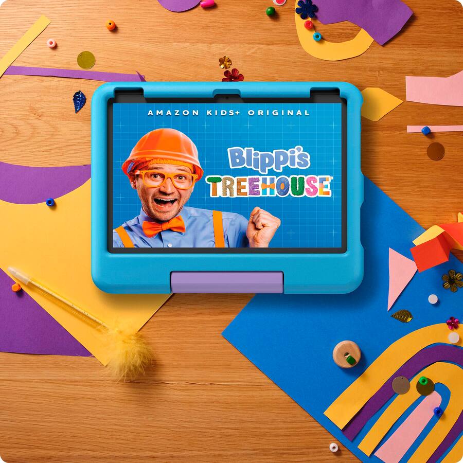 Amazon Fire Max Box Amazon Fire HD 10 Cover Kids Edition (2023 release) Blue - Open Box ...