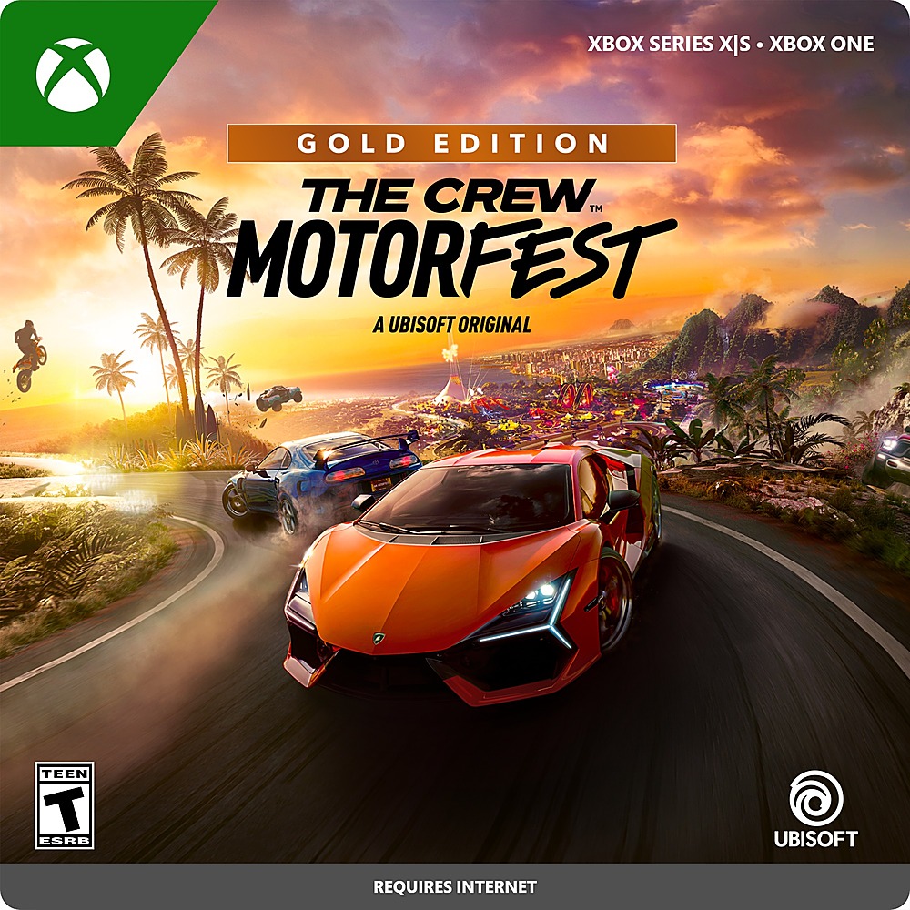 The Crew Motorfest Gold Edition Xbox One, Xbox Series S, Xbox Series X  [Digital] G3Q-02017 - Best Buy