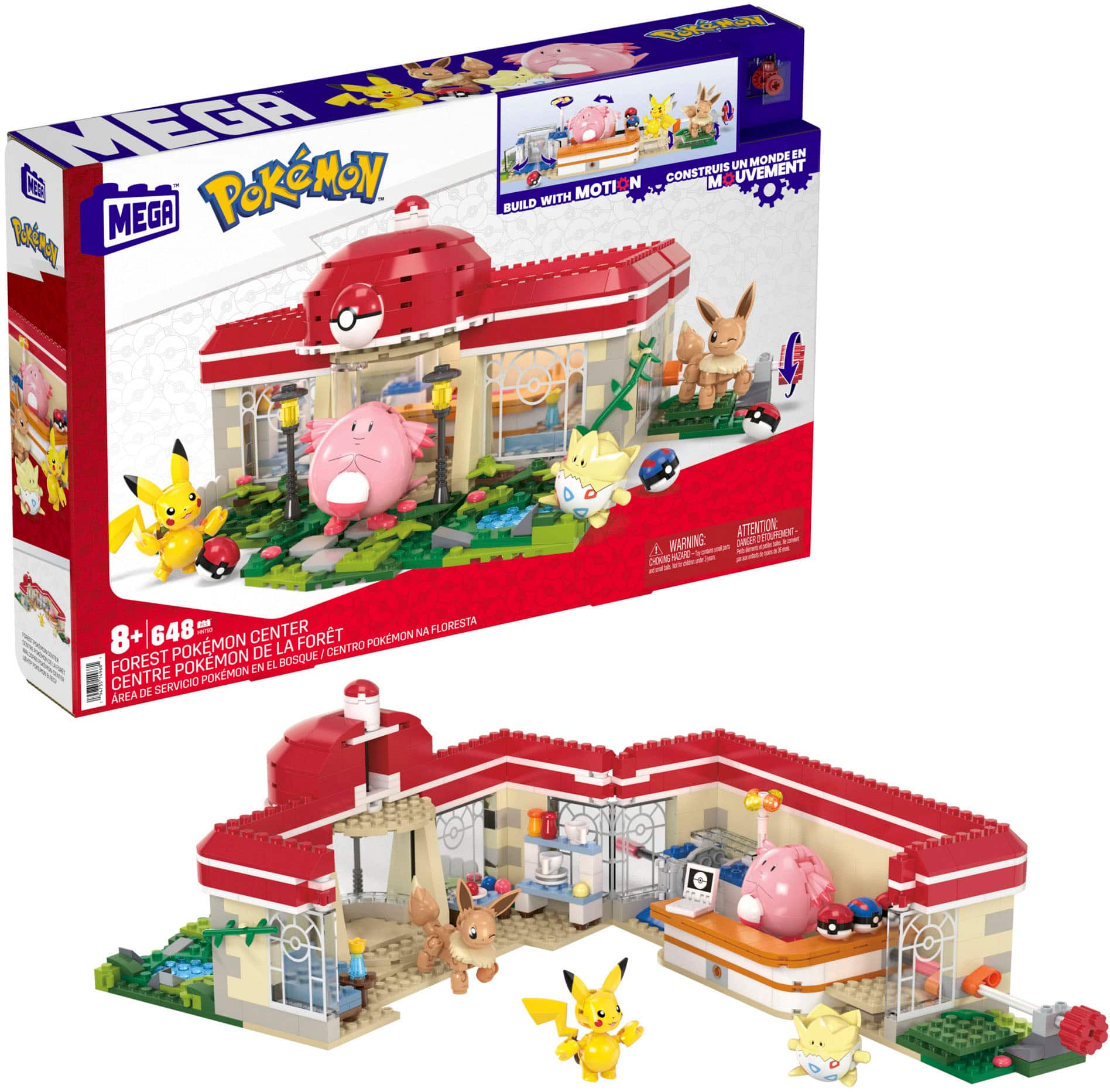 Mega Pokémon Adventure Builder Picnic Toy Building Set, Eevee and