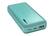 Front. Chargeworx - 10,000mAh Dual USB Power Bank - Mint.