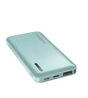Chargeworx - 5,000mAh Dual USB Slim Power Bank - Mint - Front_Zoom