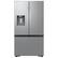 Front. Samsung - Open Box 31 cu. ft. 3-Door French Door Smart Refrigerator with Four Types of Ice - Stainless Steel.