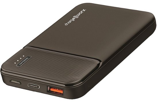 ChargeWorx 10,000 mAh Triple USB Power Bank (Black)