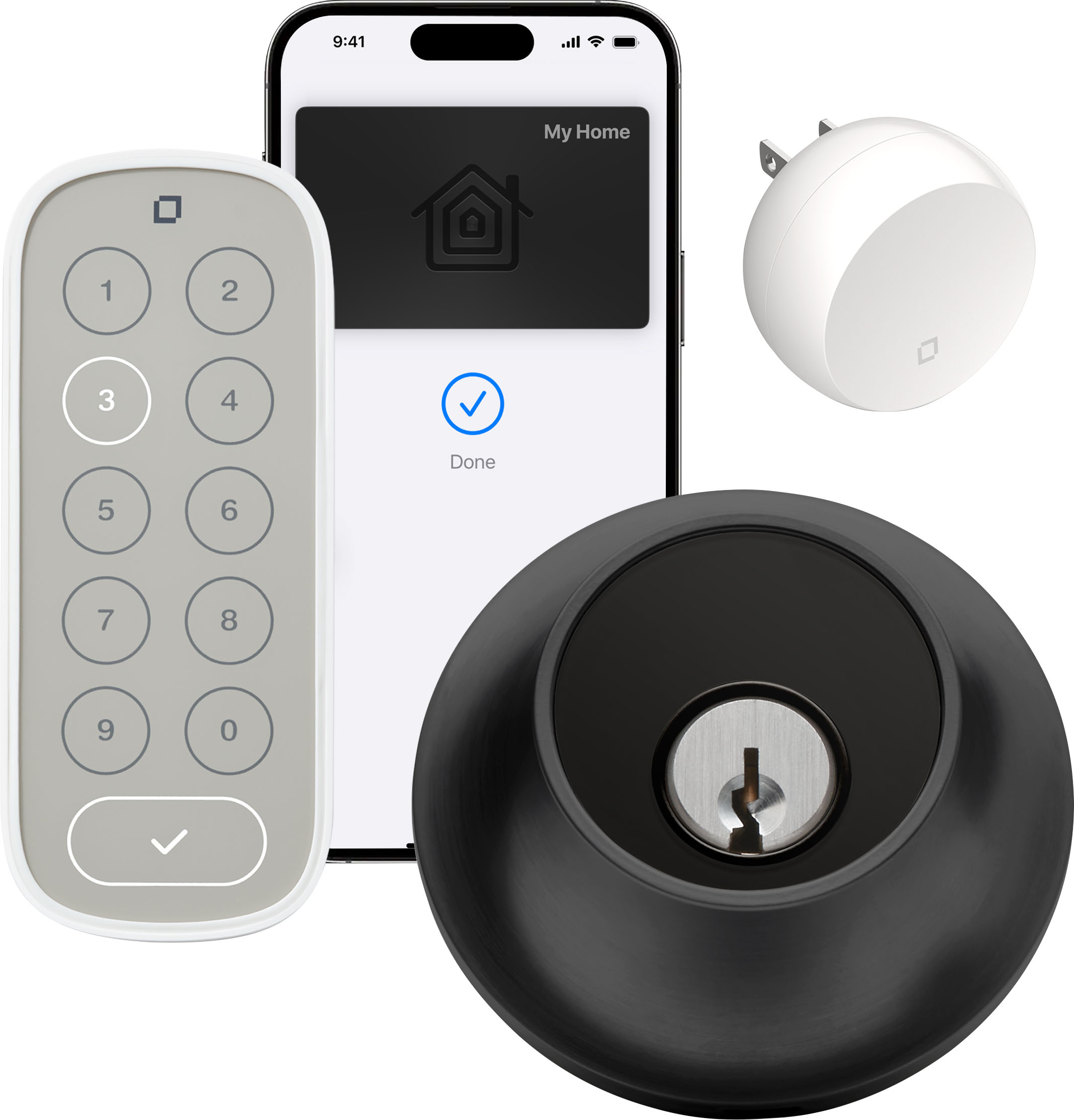 Google Nest x Yale Lock Satin Nickel Wi-fi Compatibility Bluetooth
