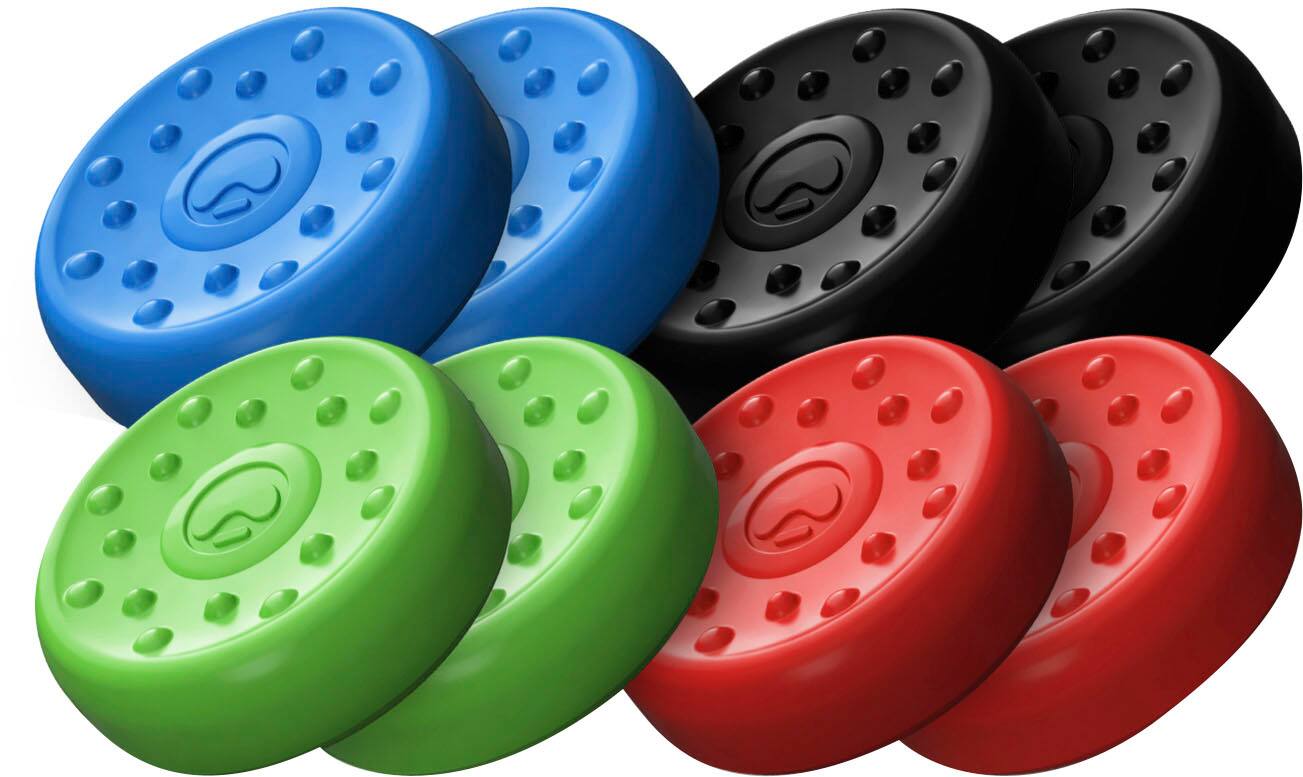 Back. KontrolFreek - No-Slip Thumbgrip 8-pack - UNI - Multicolor.