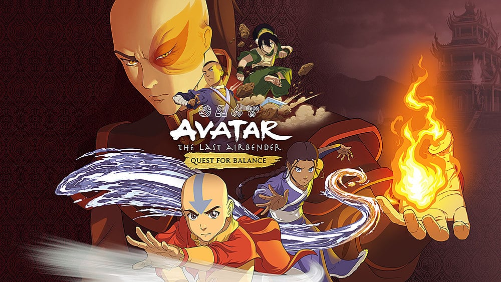 Front. Nintendo - Avatar The Last Airbender: Quest for Balance.
