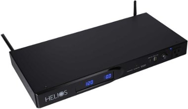 Ethereal - HELIOS 9-Outlet/2-USB 2160 Joules Smart Surge Protector - Black - Front_Zoom