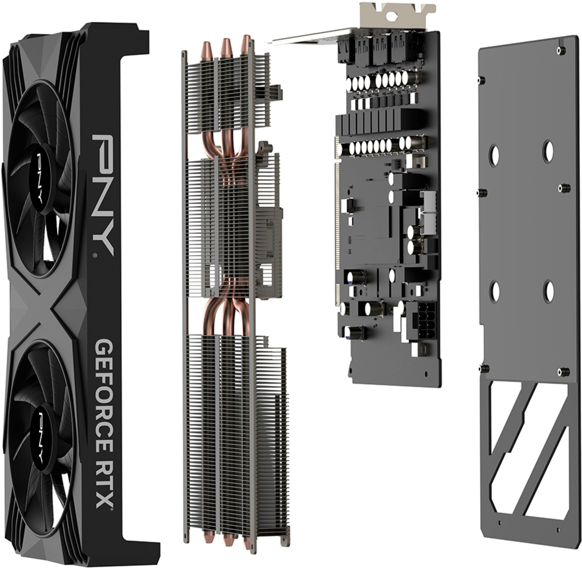 PNY GeForce RTX™ 4060 Ti 16GB XLR8 Gaming Verto RGB Triple Fan OC Graphics  Card