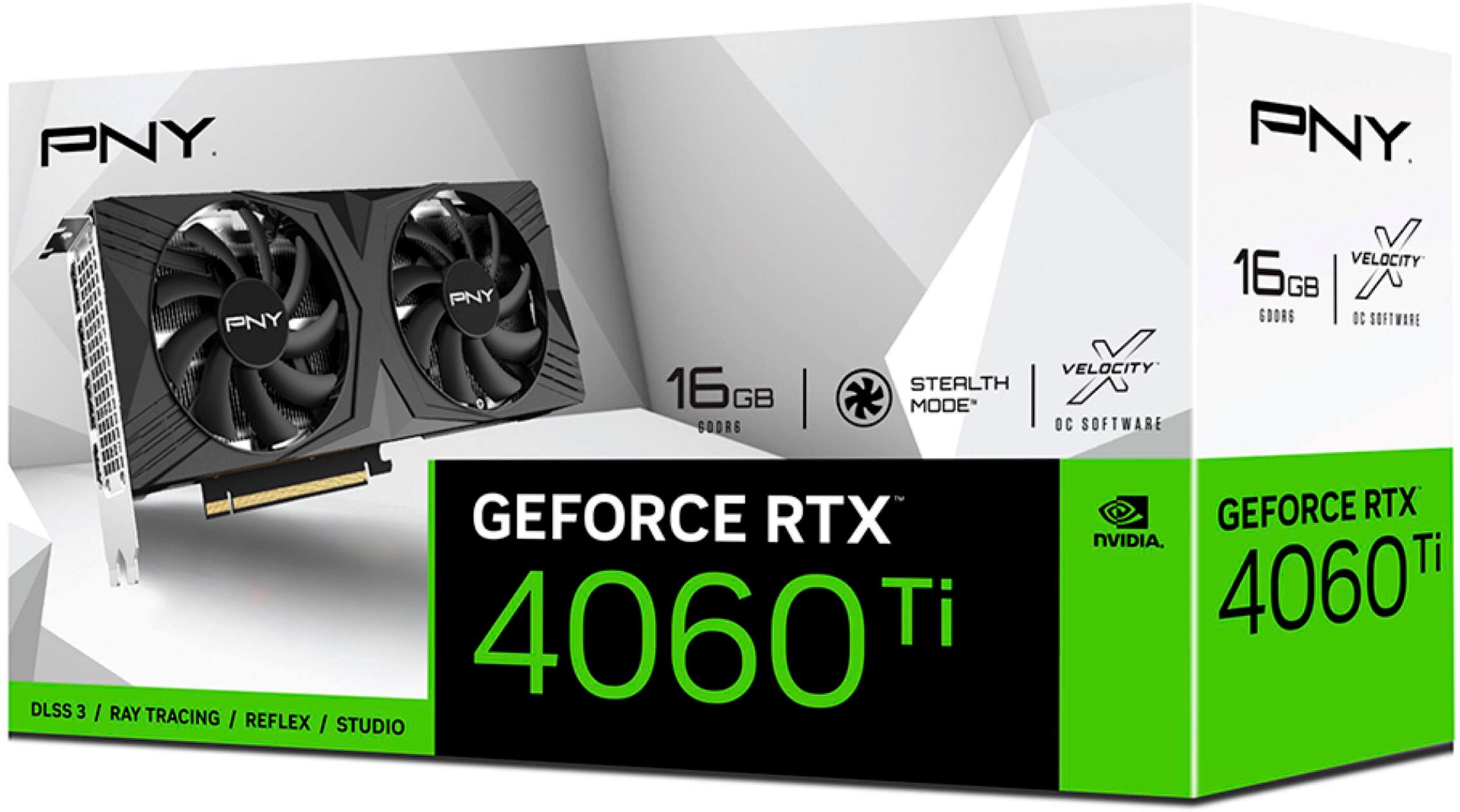 PNY Technologies NVIDIA RTX 4060 Ti 16GB XLR8 VERTO EPIC-X Graphics Card  DLSS 3 VCG4060T16TFXXPB1-O