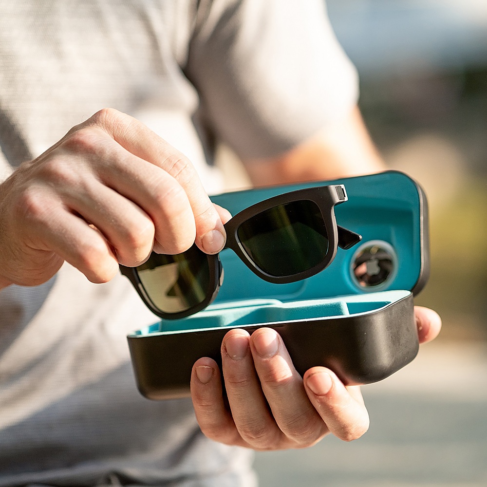 Best Buy: Ampere Dusk Sunglasses Accessory Charging Case Wayfarer 